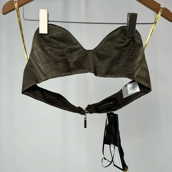 NWT Bronx and Banco x REVOLVE Luna Top in Khaki‎ Size Small